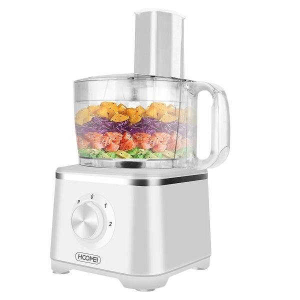 Πολυμίξερ 600W με Κάδο 1.2lt και Κανάτα Μπλέντερ Hoomei HM-6162 Λευκό