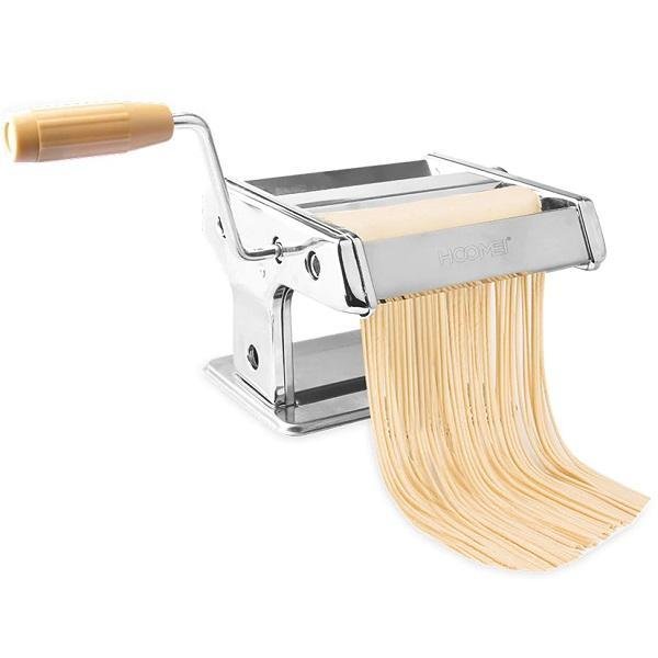Μηχανή Φύλλου/Ζυμαρικών Χειροκίνητη από Ανοξείδωτο Ατσάλι Hoomei HM-5120 Inox
