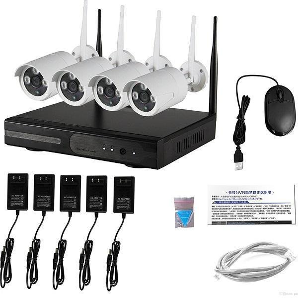 Ολοκληρωμένο Σύστημα CCTV Wi-Fi με 4 Ασύρματες Κάμερες HD NVR CNV-9261