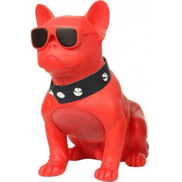 H-M10 Bulldog Head Rotatable Ηχείο Bluetooth 5W Red