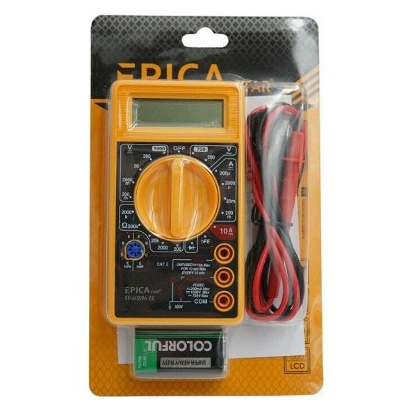 Epica Star Ψηφιακό Πολύμετρο EP-60596