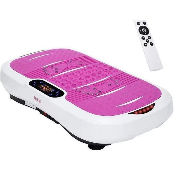 Vibration platform, slimming weight loss Bluetooth music LCD touch screen PINK