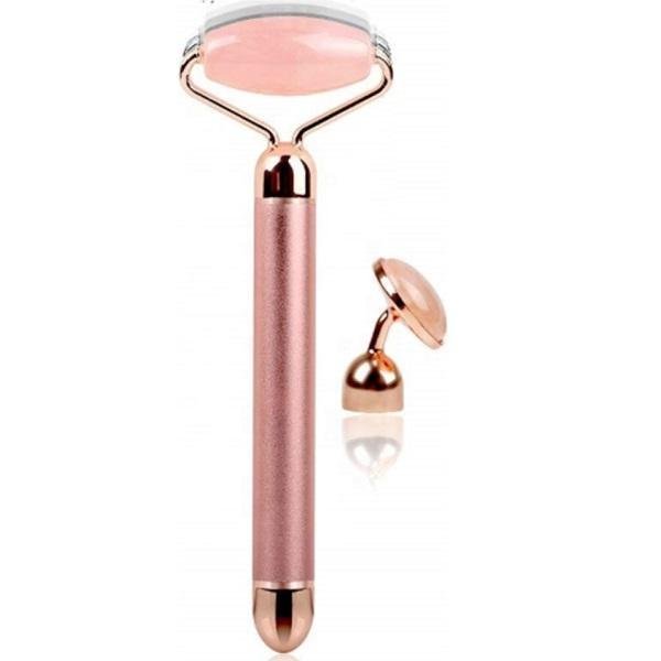 Wanhengda Finishing Touch Contour Micro Vibration Facial Roller And Massager Pink