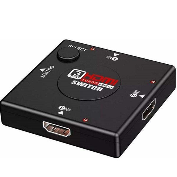 HDMI Switch με μία Είσοδο και Τρεις  Εξόδους 1080p 2Κ Andowl Q-315 Μαύρο