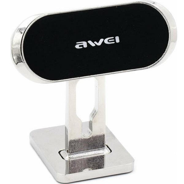 Awei Car Mount for Phone X19 with Magnet Silver 03002LSX50BK