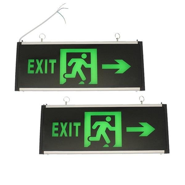 Exit Πινακίδα LED με Κίνηση Μονής Όψης 2τμχ 35x16cm