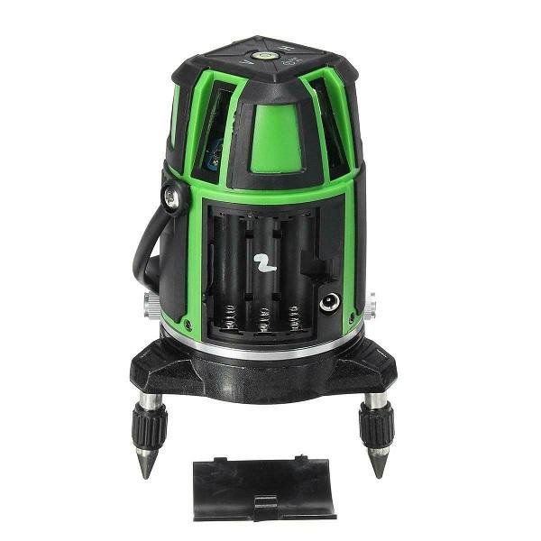Γραμμικό Αλφάδι Laser Πράσινης Δέσμης 100-240V 635nm Green Light 5 Line Laser Level 360 ° Rotary Laser Line