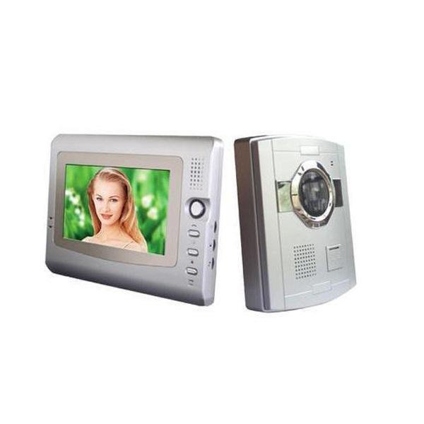 Σετ Θυροτηλεόρασης 7 inch color video doorphone system IPT5582 Ασημί