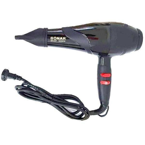 Sonar Πιστολάκι Μαλλιών 3000W SN-67 Μαύρο