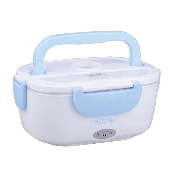 Ηλεκτρικό Θερμαινόμενο Φαγητοδοχείο Θερμός - Electric Heated Lunchbox 40W Hoomei HM-5640 Μπλε