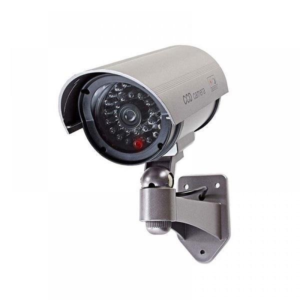 Konig SAS-DUMMY CAM 30 Ψεύτικη Κάμερα Παρακολούθησης Τύπου Bullet Γκρι