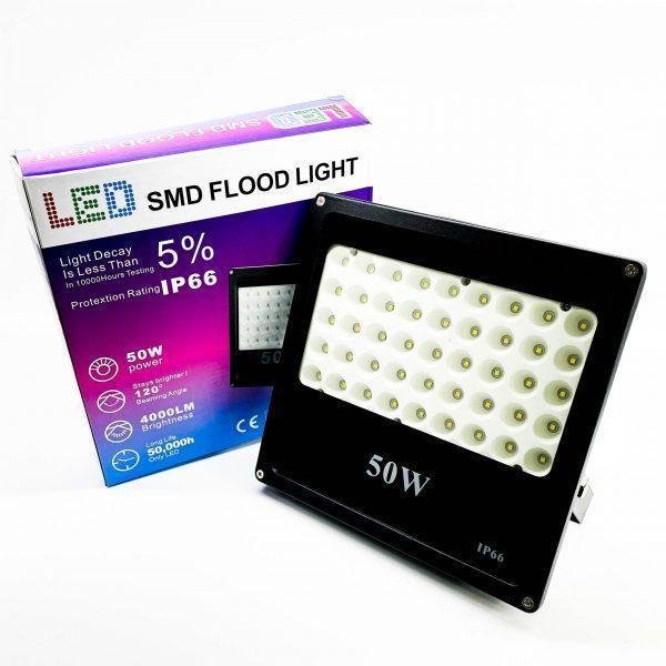 Αδιάβροχος προβολέας LED SMD 50W IP66 4000LM