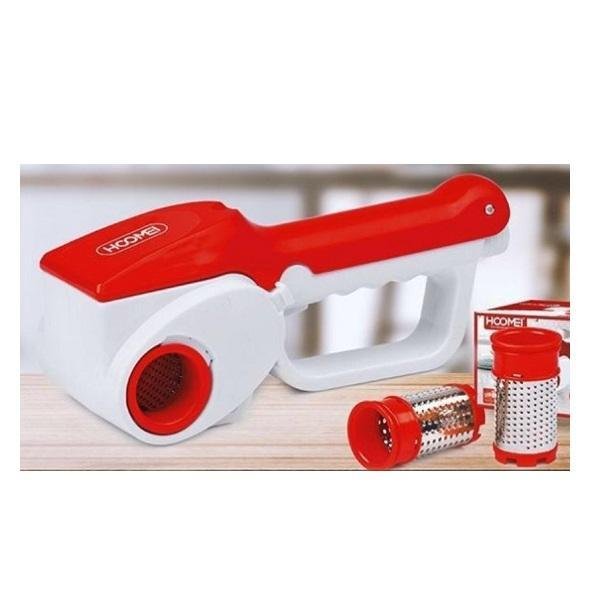 Επαναφορτιζόμενος Ηλεκτρικός Τρίφτης Τυριού & Άλλων Τροφίμων 2 Λεπίδων Χειρός Hoomei HM-6112R Κόκκινο