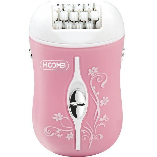 Επαναφορτιζόμενη Αποτριχωτική Μηχανή Epilator για Σώμα Hoomei HM-7550 Ροζ