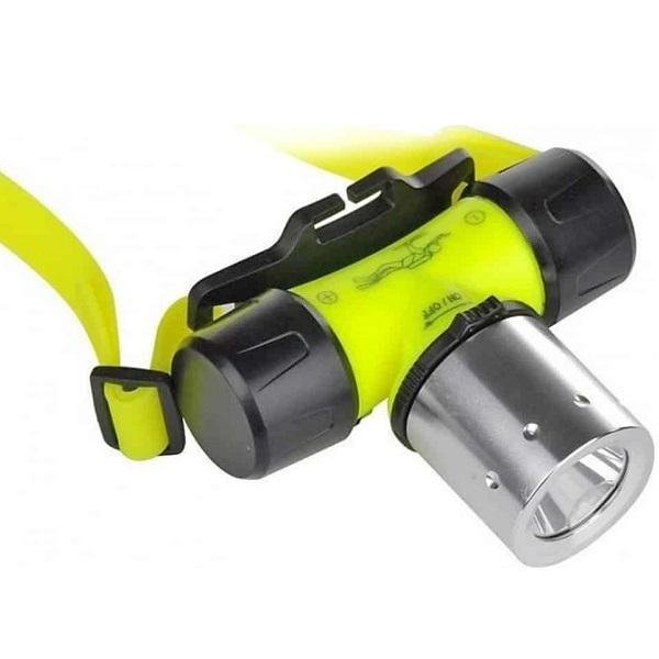 Cree Led T6 Φακός Κατάδυσης Επαναφορτιζόμενος Led Κεφαλής με Φωτεινότητα 800lm για Βάθος έως 50m