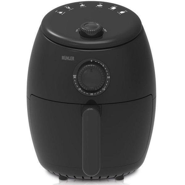 Φριτέζα Αέρος με Αποσπώμενο Κάδο 2lt 1000W Muhler MFX-20P Μαύρη