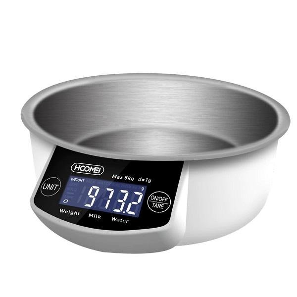Ψηφιακή Ζυγαριά Κουζίνας 1gr/ 5kg Hoomei HM-1238 Λευκό