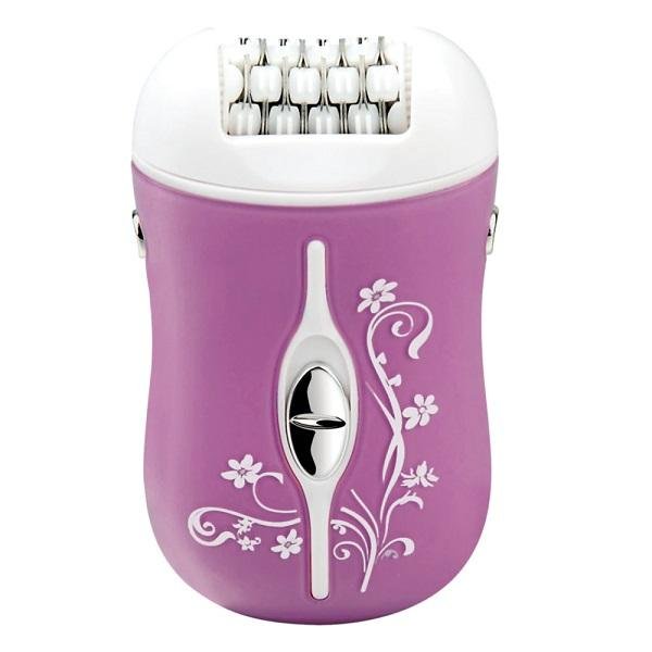 Επαναφορτιζόμενη Αποτριχωτική Μηχανή Epilator για Σώμα Hoomei HM-7555 Μωβ