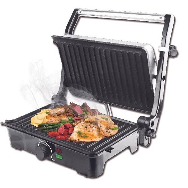 Τοστιέρα Γκριλιέρα με Κεραμικές Πλάκες 1200W Hoomei HM-5842 Γκρι