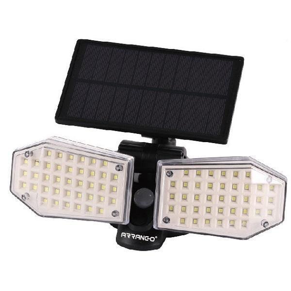 83463e_282a18c15c20499a8cdadc227e2e55b6_mv2 Αδιάβροχος IP65 Ηλιακός Προβολέας Τοίχου Με Ανιχνευτή Κίνησης, Φωτοκύτταρο & Πάνελ Φόρτισης - Solar Panel Led Light - Motion Sensor ARRANGO AT79265 Μαύρο