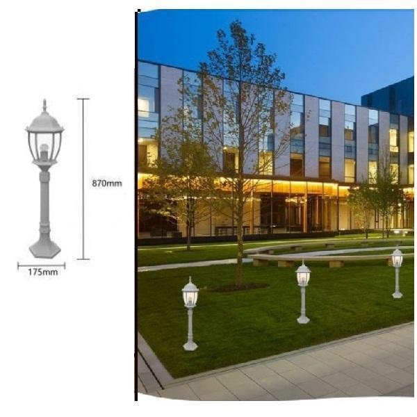 83463e_528e5d3c895a4949815edcceb91ac12c_mv2 Universo Φωτιστικό Κολώνα Εξωτερικού Χώρου IP55 E27 σε Γκρι Χρώμα ES39-G