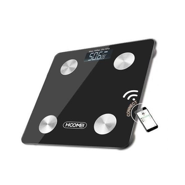 Ψηφιακή Ζυγαριά με Λιπομετρητή έως 180kg Hoomei HM-1550 Μαύρο