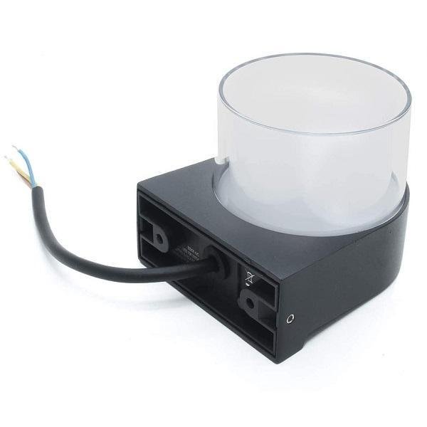 Universo Φωτιστικό τοίχου για εξωτερικούς χώρους IP65 750LM 3000K Θερμό Λευκό 7W ES57-NC Μαύρο