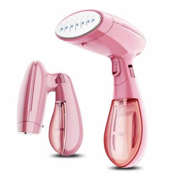 foldable_portable_garment_steamer_kw001_1579441828_662cbad6_progressive Ατμοκαθαριστής Ρούχων Χειρός 1500W με Δοχείο 130ml KW-001 Ροζ
