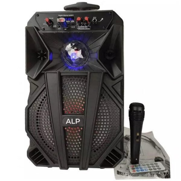 Ηχείο με λειτουργία Karaoke ALP-818 σε Μαύρο Χρώμα
