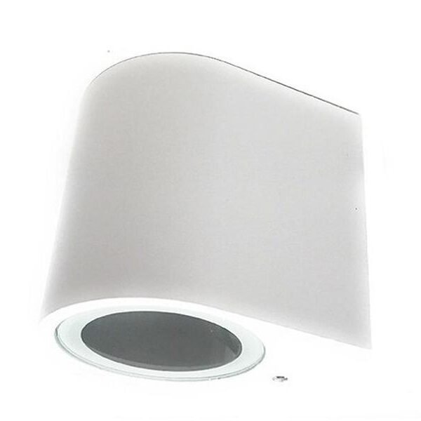 Universo Μοντέρνο αδιάβροχο λευκό φωτιστικό τοίχου για εξωτερικούς χώρους για λαμπτήρα GU10 IP65 ES53-B