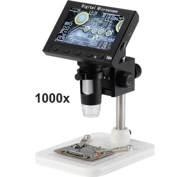 Ψηφιακό Μικροσκόπιο 1000x DM4 με Οθόνη 4.3'' Andowl Q-XW01