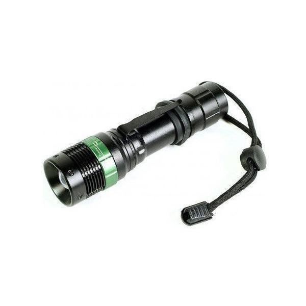 Bailong Φακός Επαναφορτιζόμενος Led BL-8455A Μαύρο