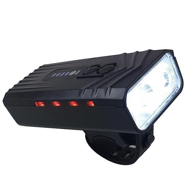 Επαναφορτιζόμενος Φακός Ποδηλάτου Professional Bike Front Light Μαύρο