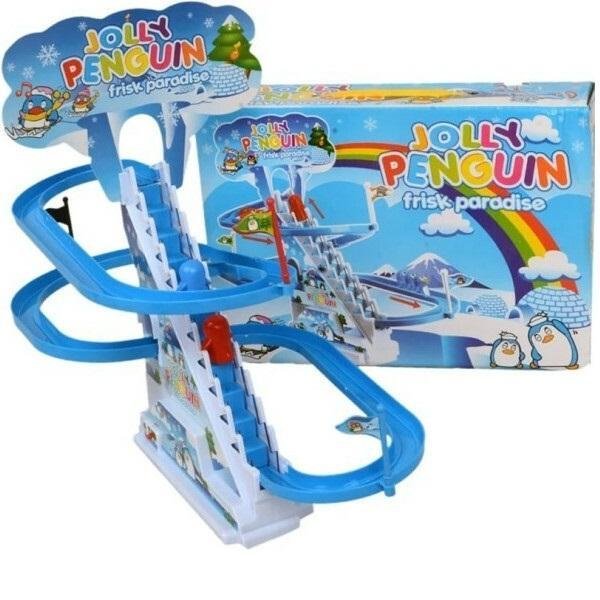 Επιτραπέζιο Jolly Penguin - Τσουλήθρα με Πιγκουίνους 777-3