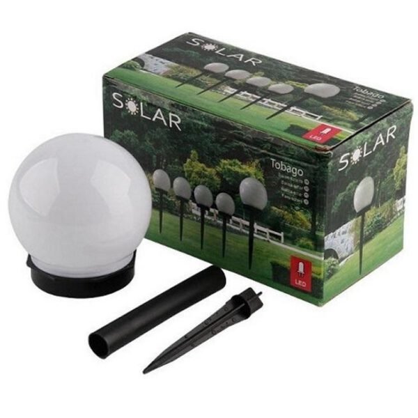 Σετ Καρφωτών Ηλιακών Φωτιστικών σε Μαύρο Χρώμα 3τμχ SL-10591