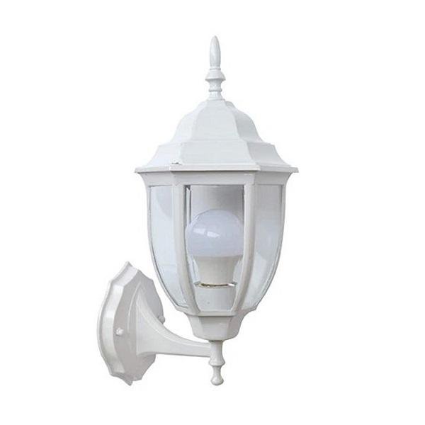 Vintage Φωτιστικό τοίχου εξωτερικού χώρου E27 IP45 Universo ES09-B Λευκό