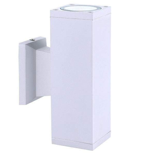 Universo Μοντέρνο αδιάβροχο Λευκό φωτιστικό τοίχου για εξωτερικούς χώρους για λαμπτήρα GU10 IP65 ES34-B