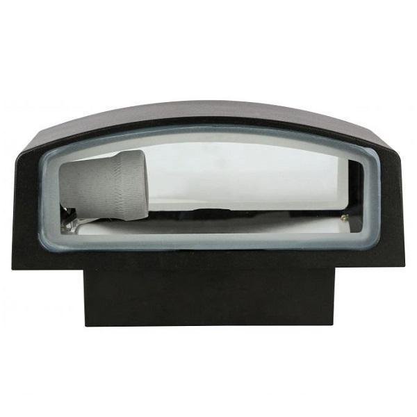 Eπιτοίχιο φωτιστικό εξωτερικού χώρου E27 IP44 ES29-N Μαύρο