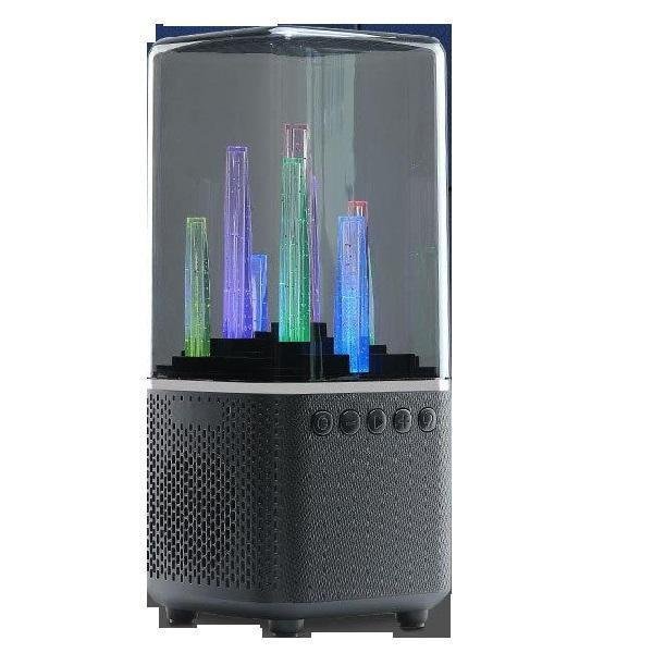 Ηχείο Bluetooth RGB Night Light Κάρτα TF U Disk FM City Light Μίνι 5W Μαύρο