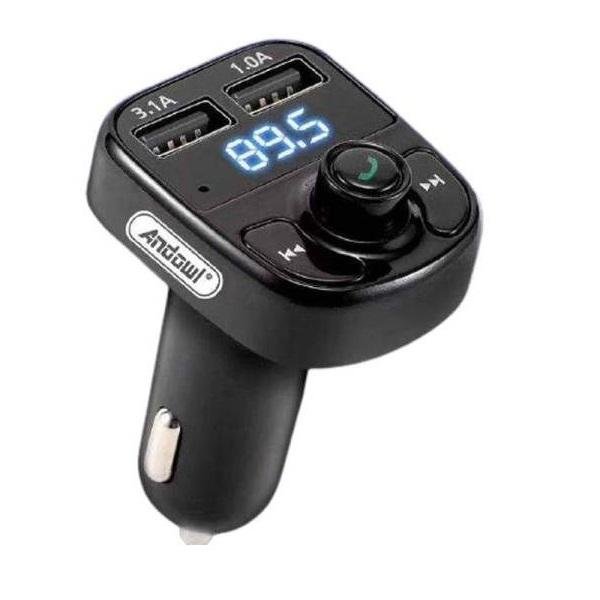 Andowl Q-C55 Car Mp3 Player Bluetooth Handsfree Πομπός FM Μαύρο