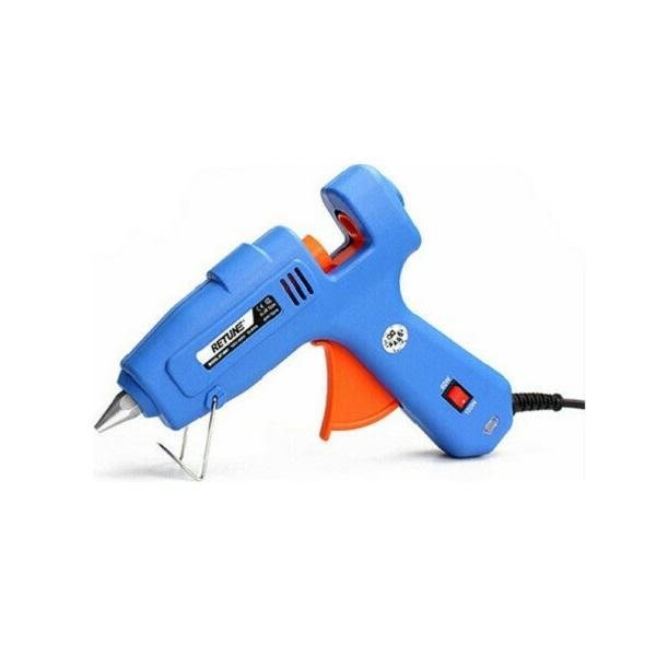 Πιστόλι Θερμοκόλλησης για Ράβδους Σιλικόνης 10mm Retune RT5801 60-100W Μπλε