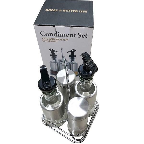 Σετ Λαδόξιδο Ανοξείδωτο με Ροή