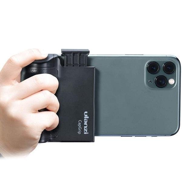 Κλείστρο κάμερας smartphone ULANZI CapGrip με αποσπώμενο ασύρματο τηλεχειριστήριο για iPhone τηλέφωνα Samsung Google OnePlus Βίντεο/Φωτογραφίες