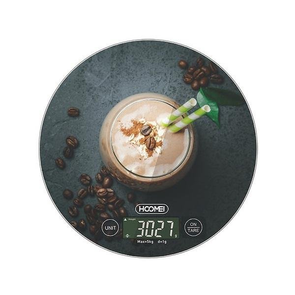 Ψηφιακή Ζυγαριά Κουζίνας 1gr/5kg Μαύρη Hoomei HM-1248R