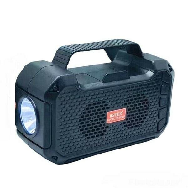 WSTER WS-5395 Ηχείο Bluetooth με Ραδιόφωνο Μαύρο