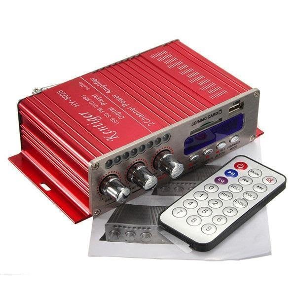 Ενισχυτής με λειτουργία Karaoke HY-5025 σε Κόκκινο Χρώμα