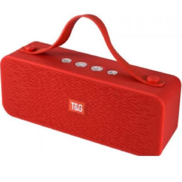 T&G TG-521 Ηχείο Bluetooth 6W με Ραδιόφωνο Red
