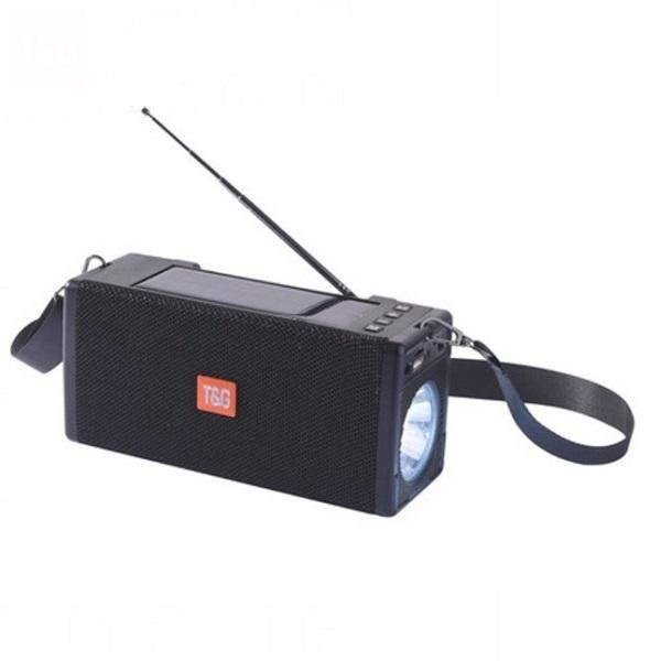 T&G TG-188 Ηχείο Bluetooth 5W με Ραδιόφωνο Black