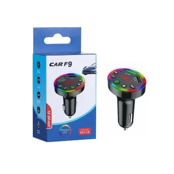FM Transmitter F9 με Bluetooth / USB