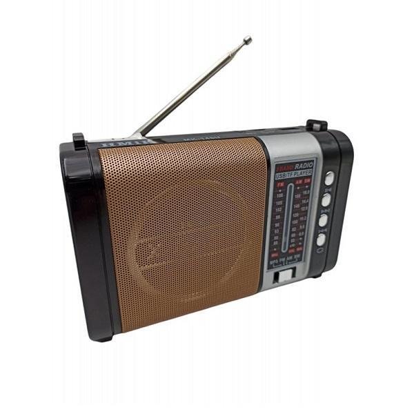 CMik MK-145U Επιτραπέζιο Ραδιόφωνο Επαναφορτιζόμενο με USB Μαύρο